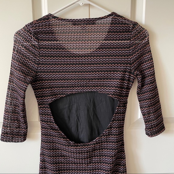 Lovers + Friends Sway Chevron Mesh Mini Dress - Picture 4 of 11